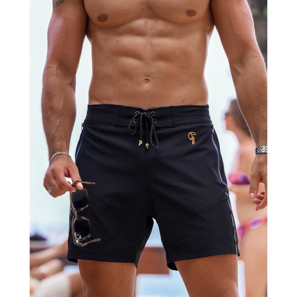 Tucann Cookie Black V2 Premium Swim Shorts Men Small Black New With Tags